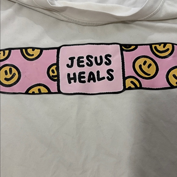 SHEIN White Polyester T-Shirt - Picture 3 of 3